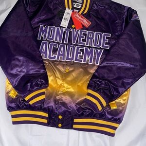🔥🔥Nostalgia Purple and Gold Varsity Jacket🔥🔥